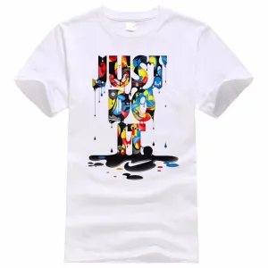2018 New Fashion Just Do It T shirt Brand Clothing Hip Hop Letter Print Men T Shirt Short Sleeve Anime High Quality T-Shirt Men
