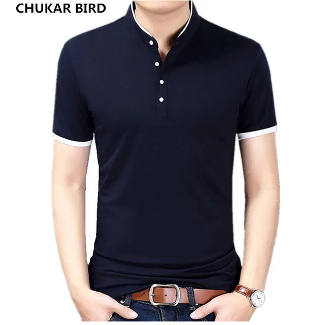 2018 New Men POLO Shirt Fashion Polo Homme Slim Fit Short-sleeve Camisa Polo shirts Men's Summer Tops&Tees
