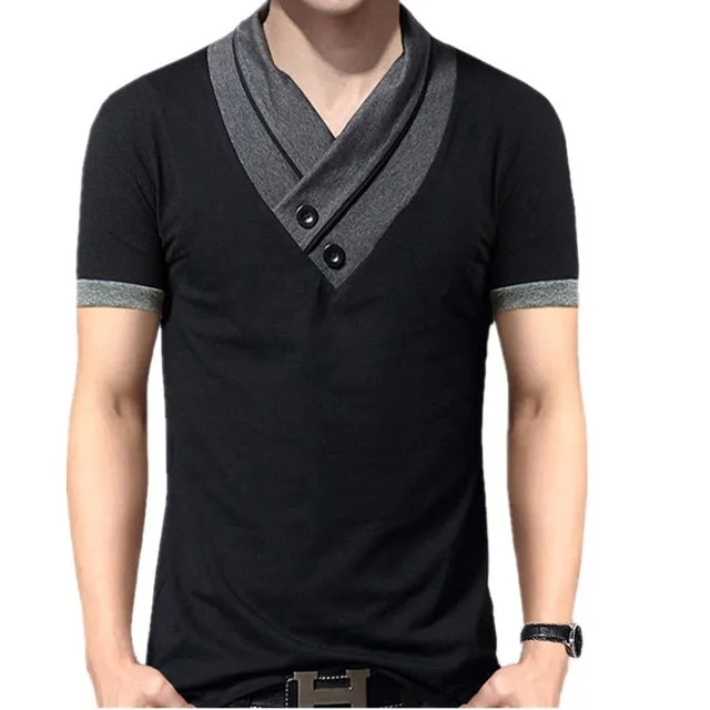 2018 New Men POLO Shirt Fashion Polo Homme Slim Fit Short-sleeve Camisa Polo shirts Men's Summer Tops&Tees