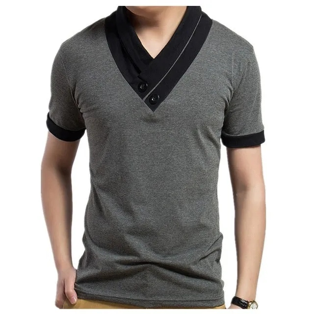2018 New Men POLO Shirt Fashion Polo Homme Slim Fit Short-sleeve Camisa Polo shirts Men's Summer Tops&Tees