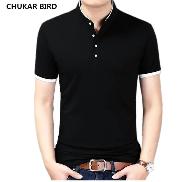 2018 New Men POLO Shirt Fashion Polo Homme Slim Fit Short-sleeve Camisa Polo shirts Men's Summer Tops&Tees