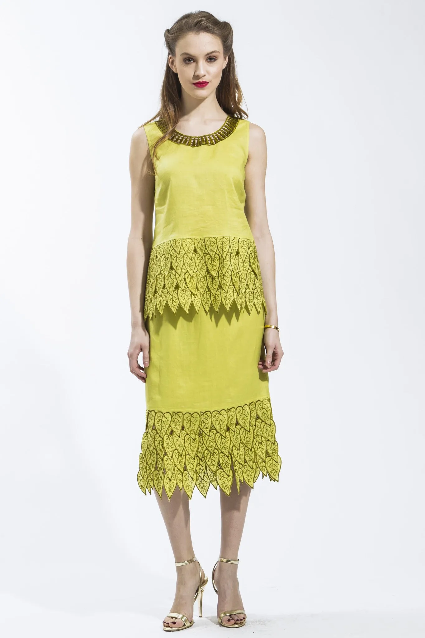3 Piece Ivy Leaf Suit (Citrus) Style #A3