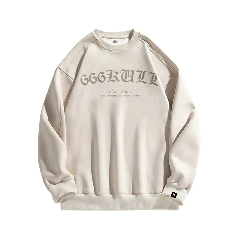 6Kull 666 High Street Suede Sweatshirt
