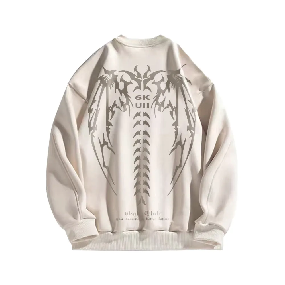 6Kull 666 High Street Suede Sweatshirt