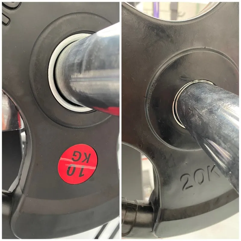 70KG HEAVY DUTY OLYMPIC RUBBER WEIGHTS PLATES PACKAGE
