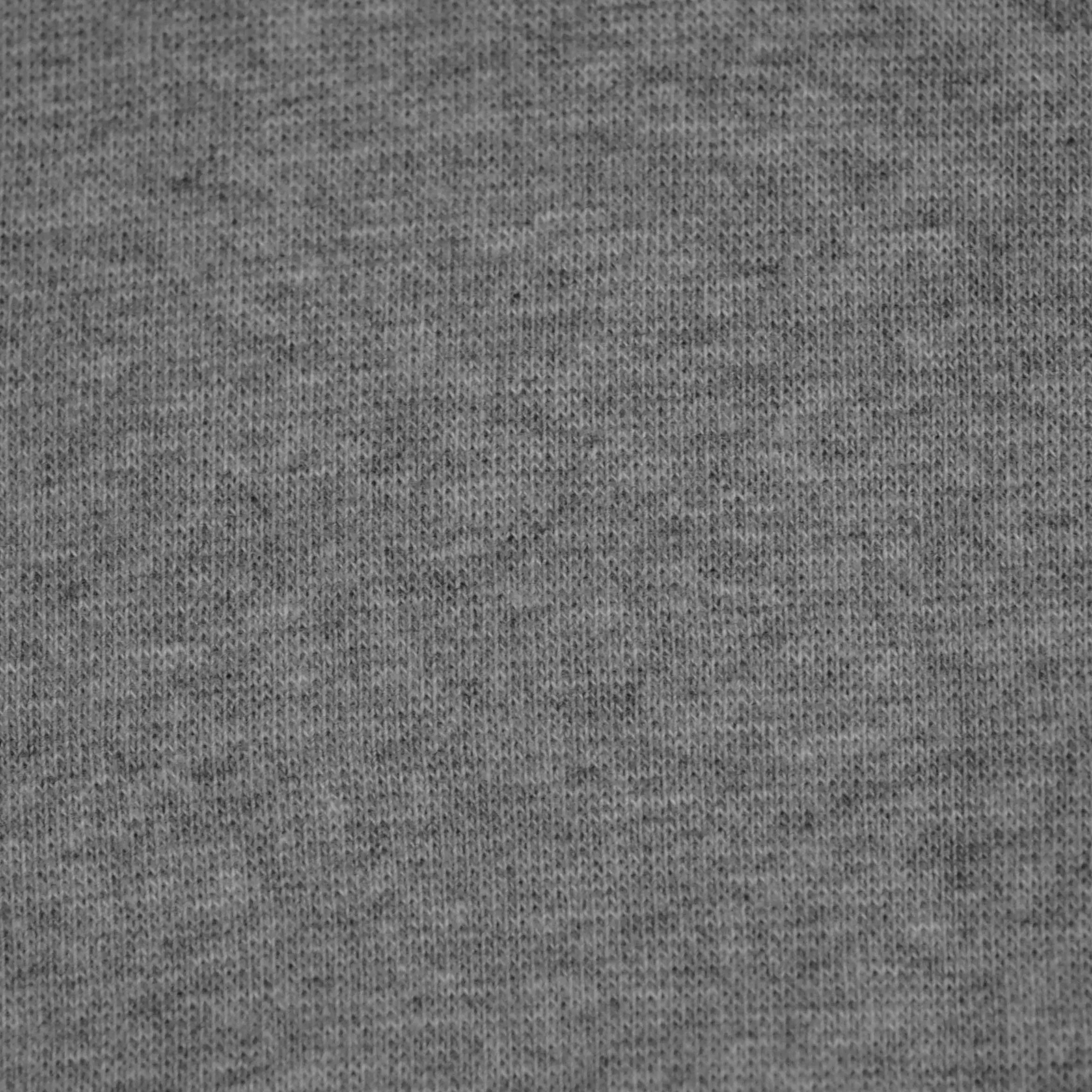 95% Organic Cotton, 5% Elastane Rib Knit - Grey Melange (2RB008)