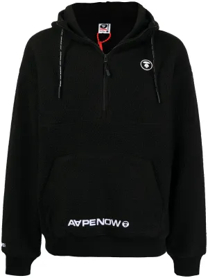 AAPE BY *A BATHING APE® logo-print zip-front hoodie