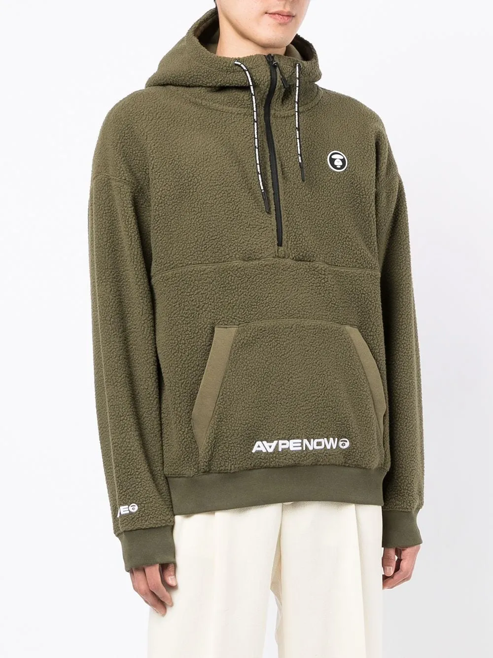 AAPE BY *A BATHING APE® logo-print zip-front hoodie