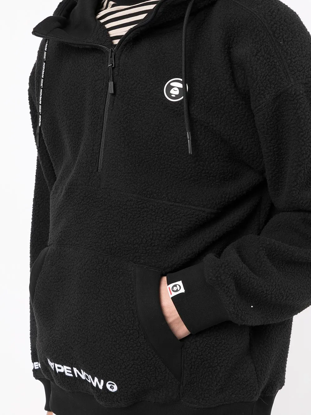 AAPE BY *A BATHING APE® logo-print zip-front hoodie