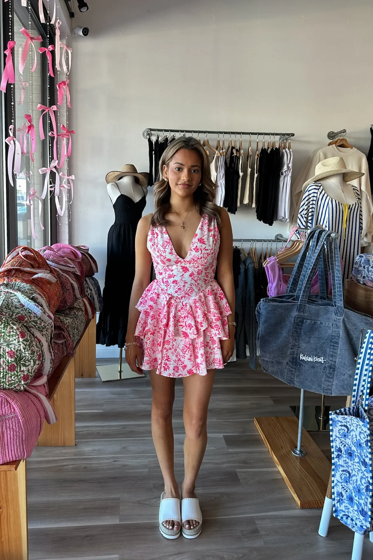 Alma V-Neck Dress
