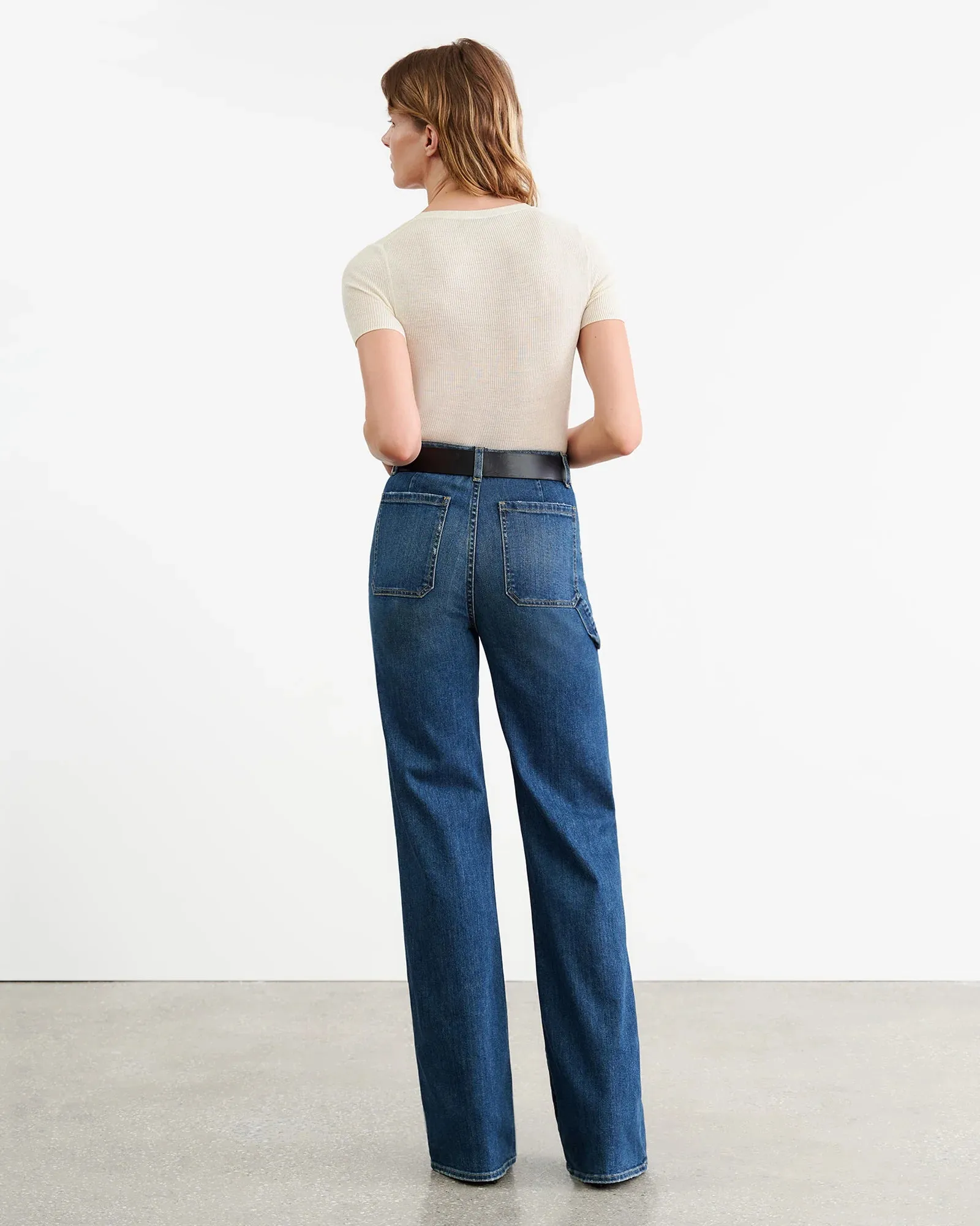 Araceli Silk Knit Tee - Ivory