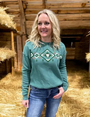 Aztec Mineral Washed Sweatshirt