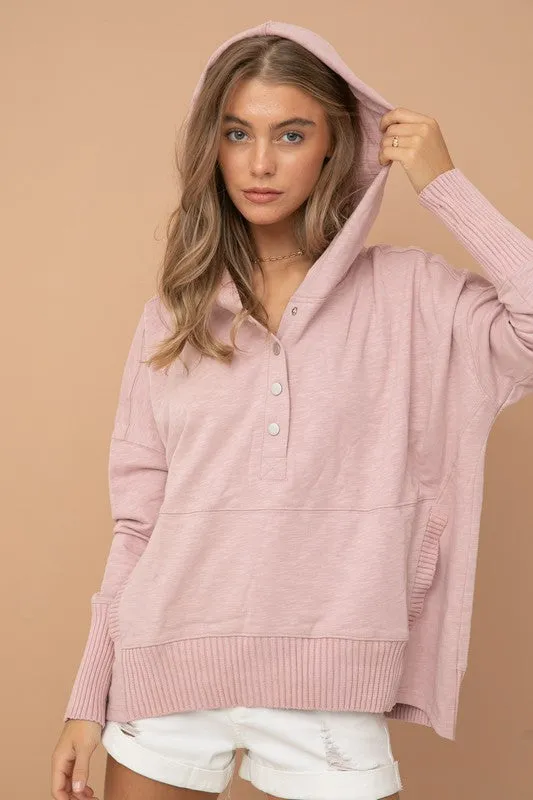 Bailey Quarter Snap-up Hoodie Pullover