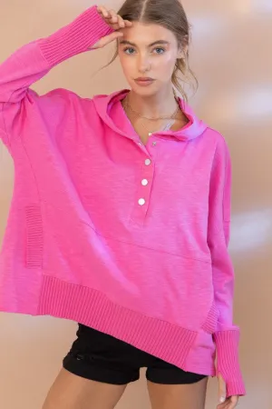 Bailey Quarter Snap-up Hoodie Pullover