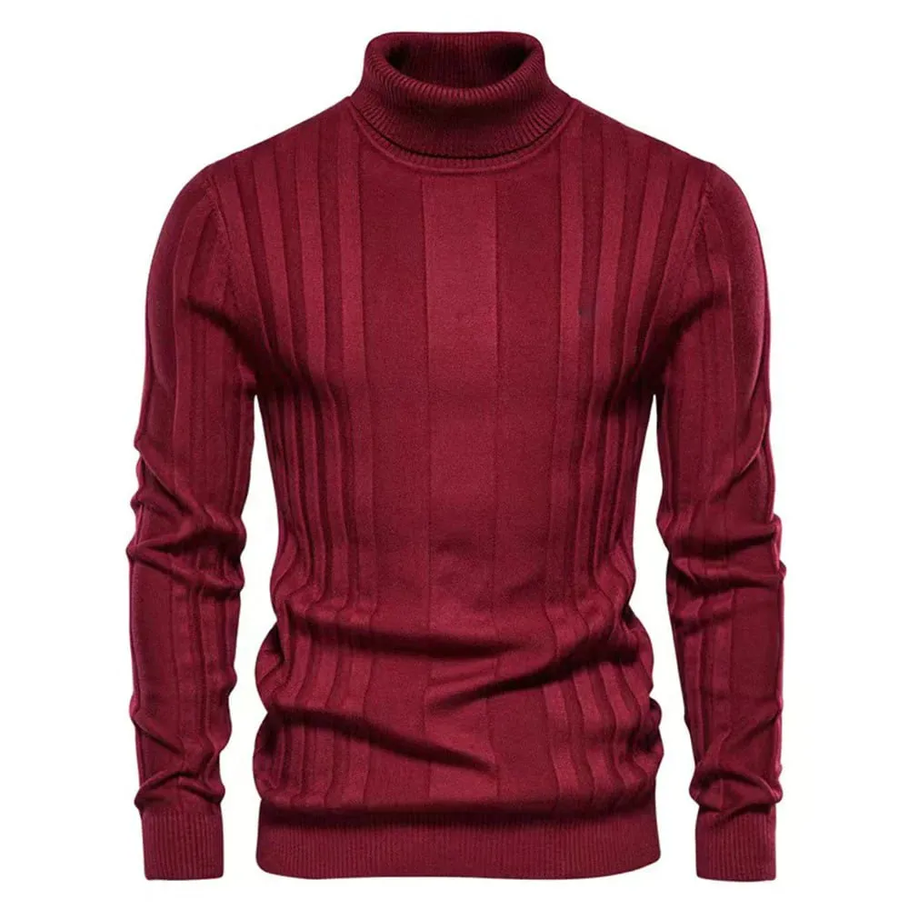 Baratheon | Turtleneck Sweater - Chic - Lightweight Cotton - Perfect for Autumn