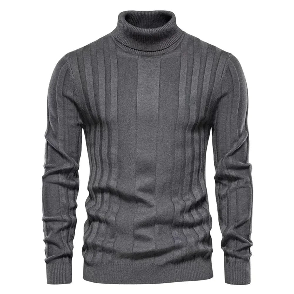 Baratheon | Turtleneck Sweater - Chic - Lightweight Cotton - Perfect for Autumn