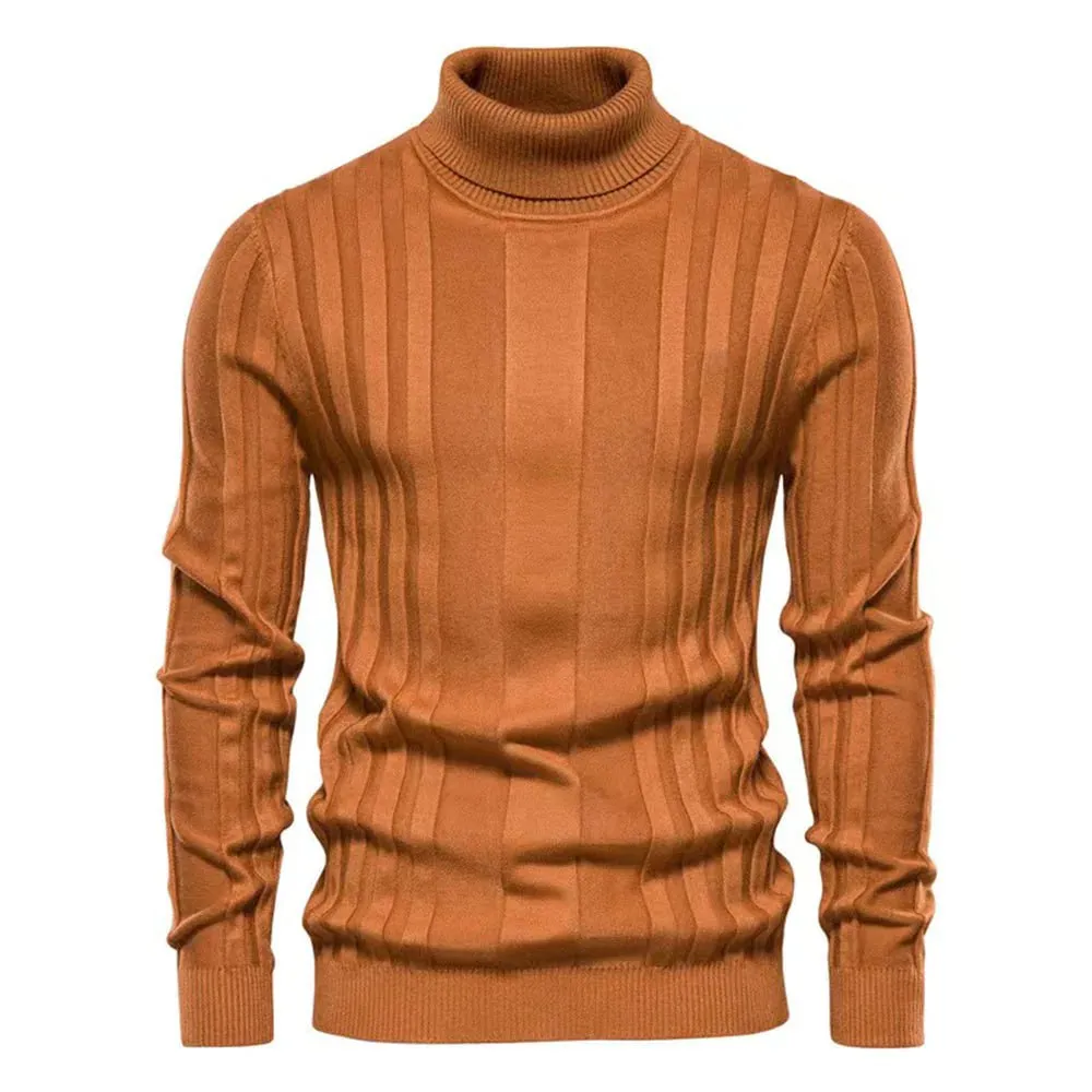 Baratheon | Turtleneck Sweater - Chic - Lightweight Cotton - Perfect for Autumn