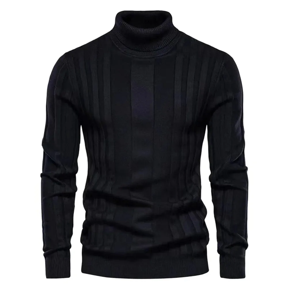Baratheon | Turtleneck Sweater - Chic - Lightweight Cotton - Perfect for Autumn