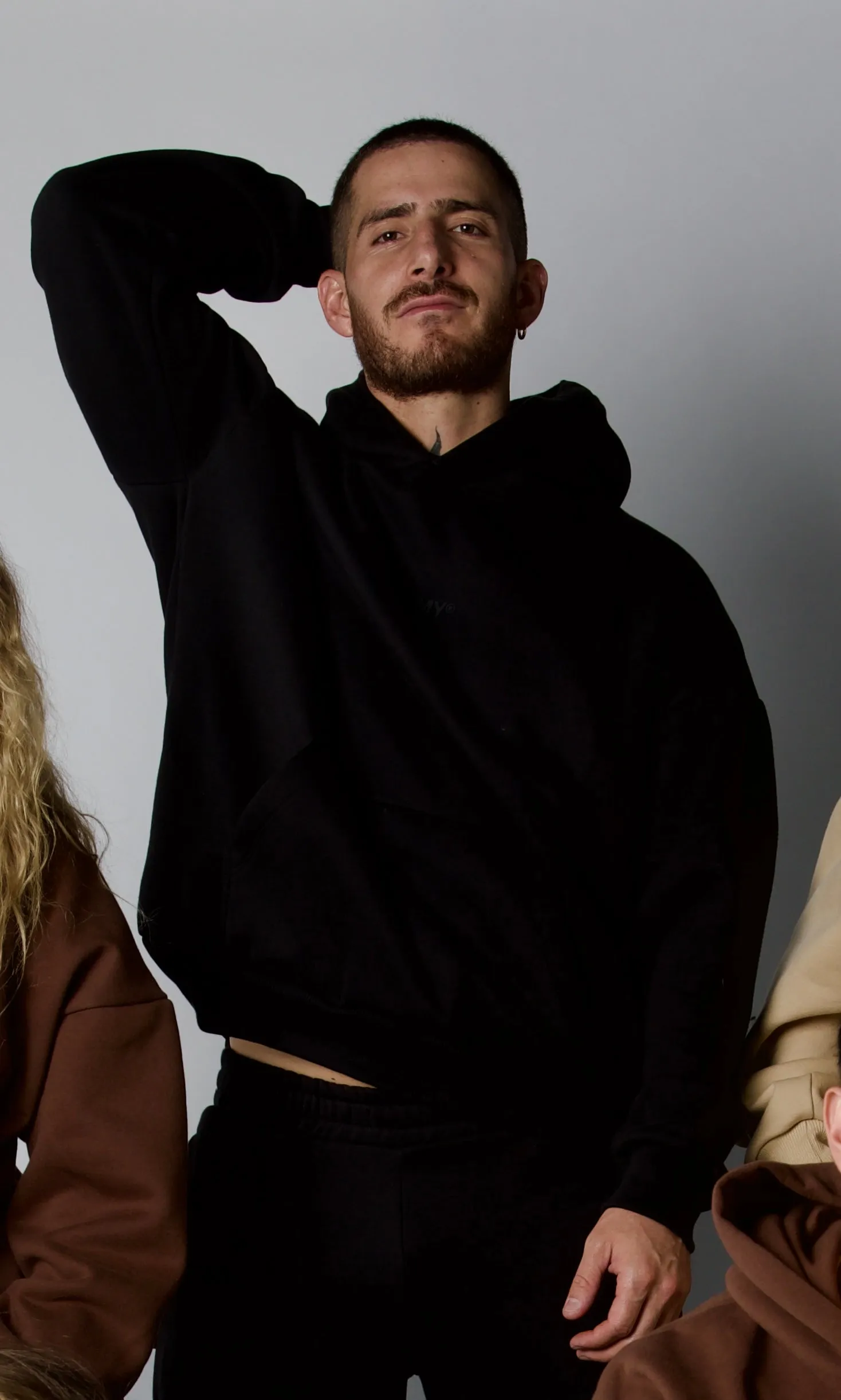 Basic Black Enemy Hoodie