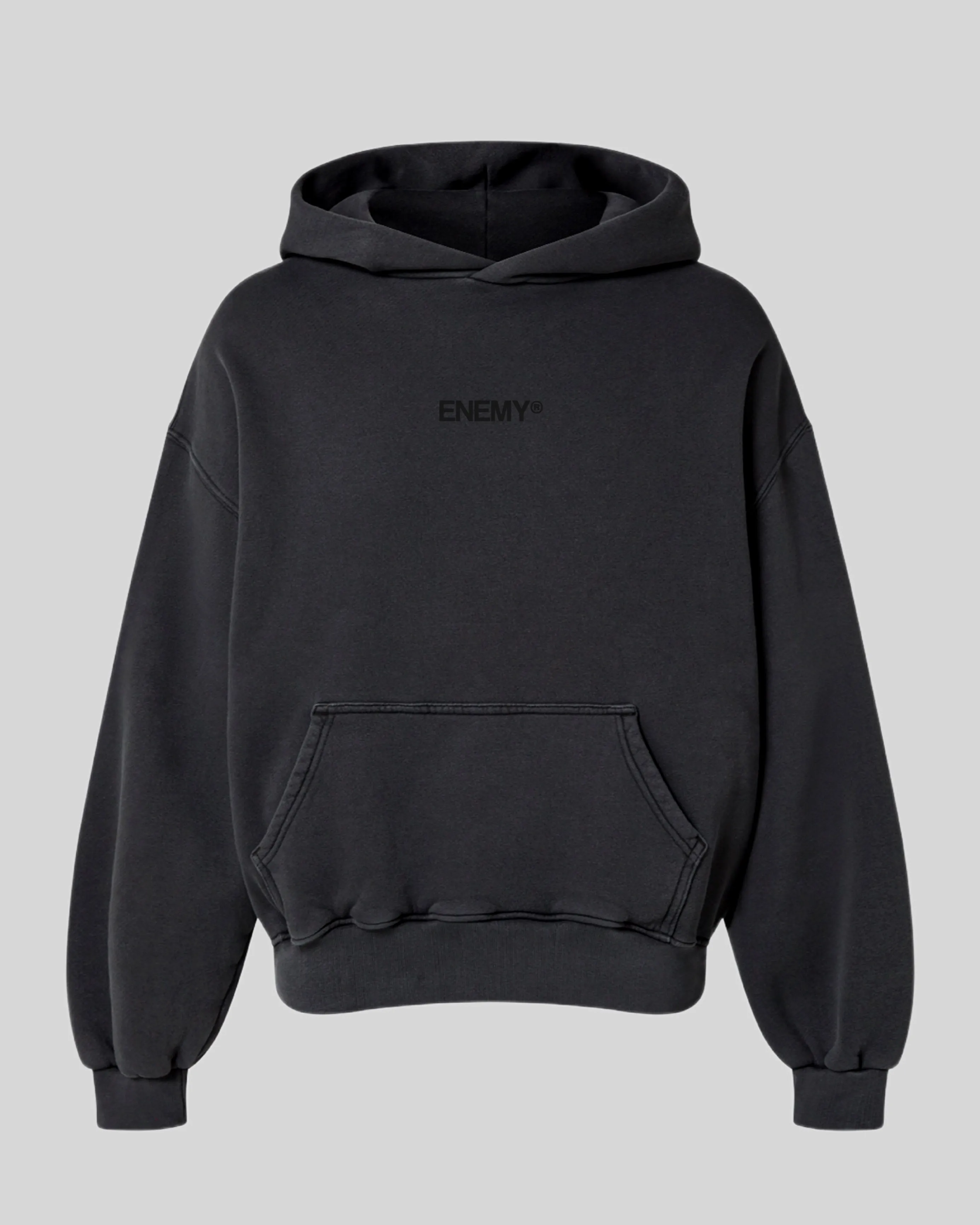 Basic Black Enemy Hoodie