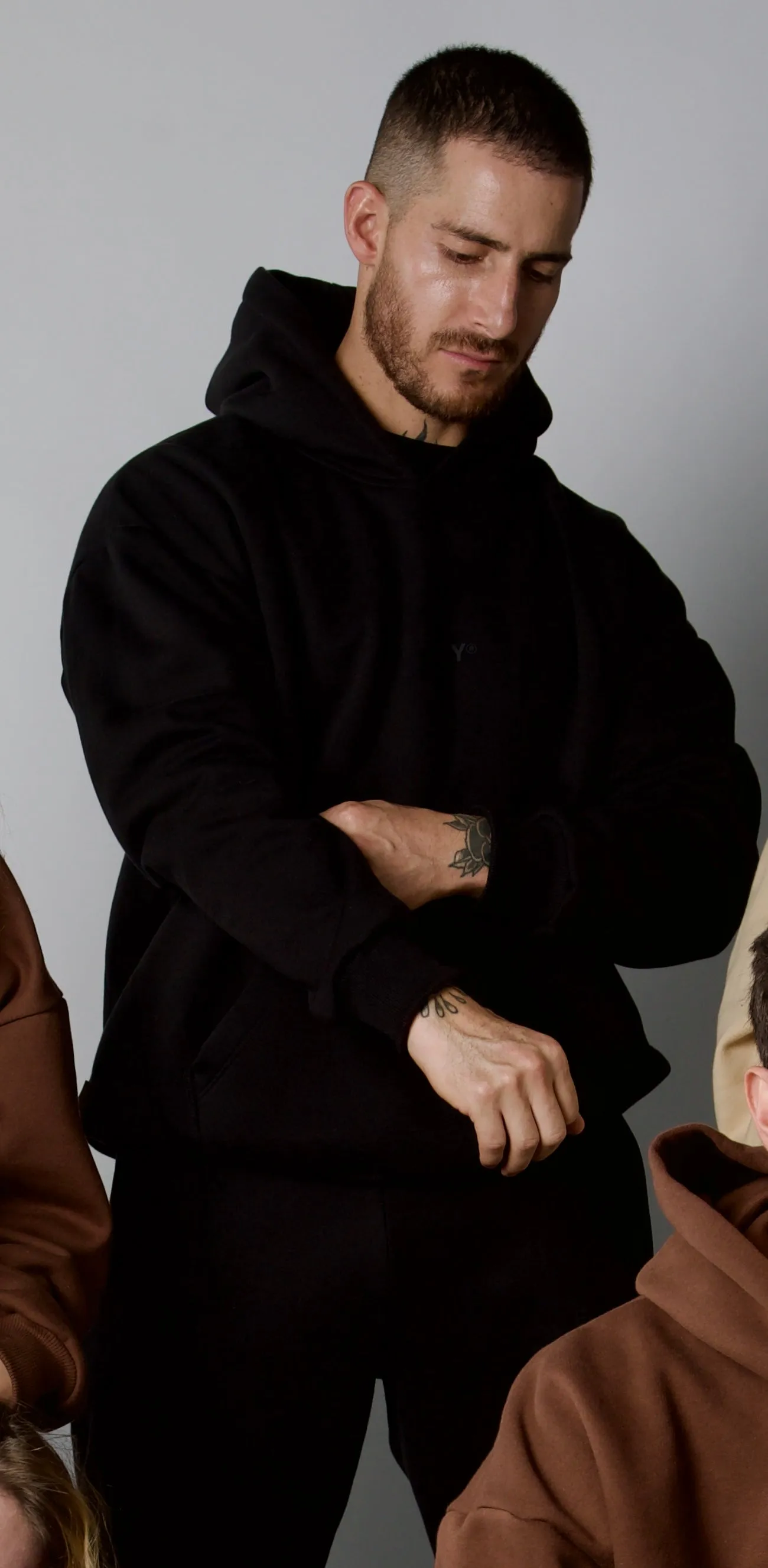 Basic Black Enemy Hoodie