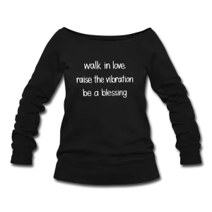 Be A Blessing Women's Wideneck Sweatshirt