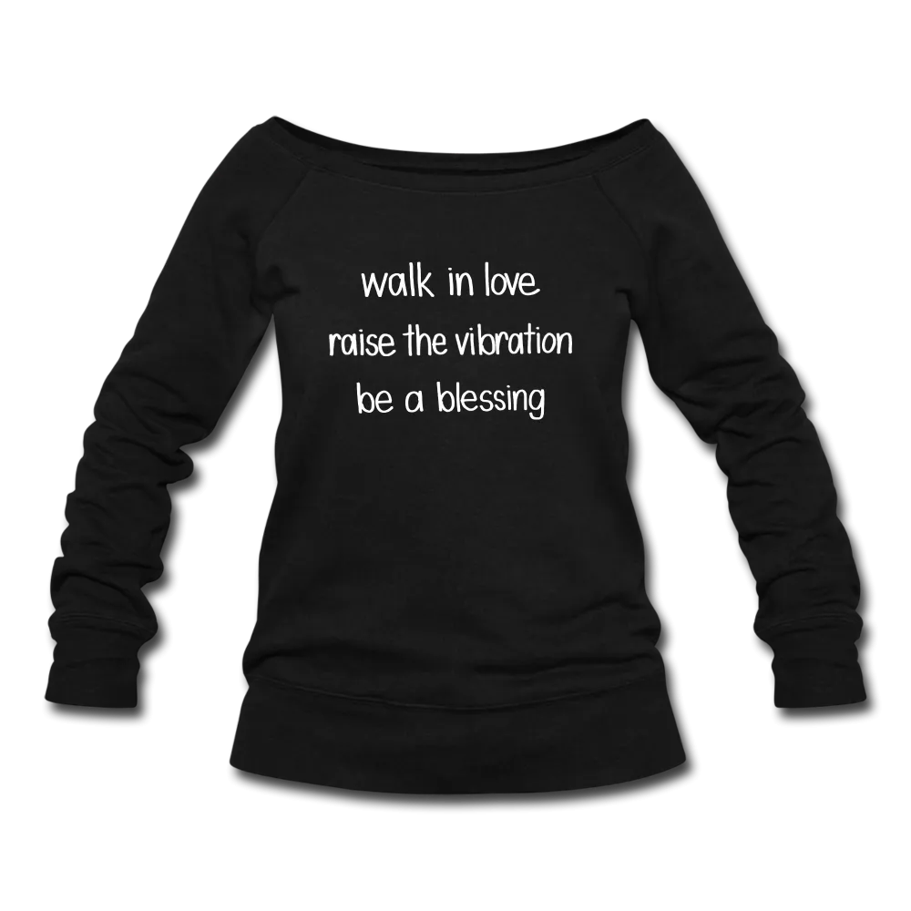 Be A Blessing Women's Wideneck Sweatshirt