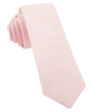 Blush Pink Linen Row Tie