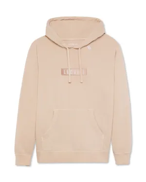 Boxed Logo Hoodie - Dusty Pink