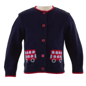 Bus Intarsia Cardigan