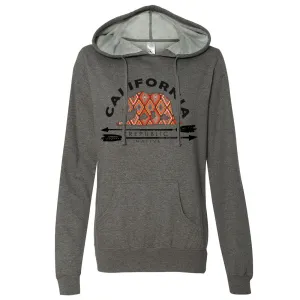 California Republic Native Ladies Lightweight Fitted Hoodie