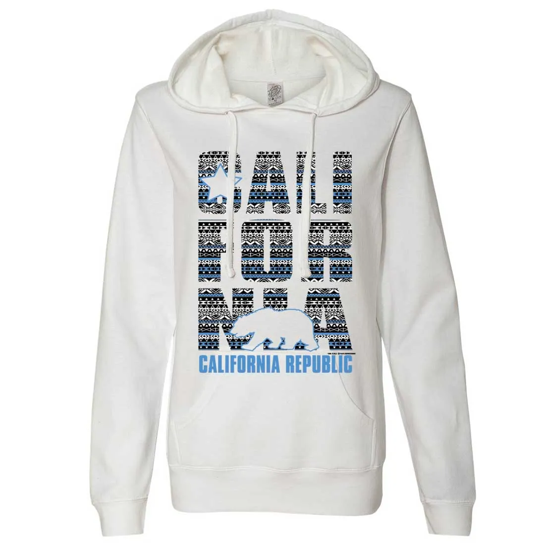 California Republic Tribal Aztec Ladies Lt./Wt. Hoodie