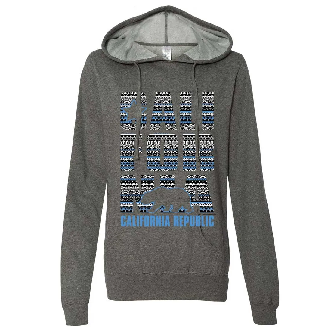 California Republic Tribal Aztec Ladies Lt./Wt. Hoodie