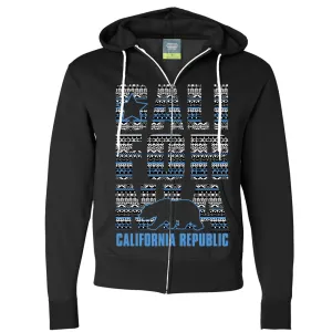 California Republic Tribal Aztec Zip-Up Hoodie
