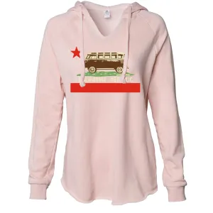 California Republic Vintage Van Women's Soft Hooded Pullover