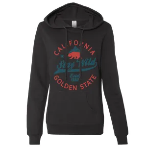 California Stay Wild Ladies Lightweight Fitted Hoodie