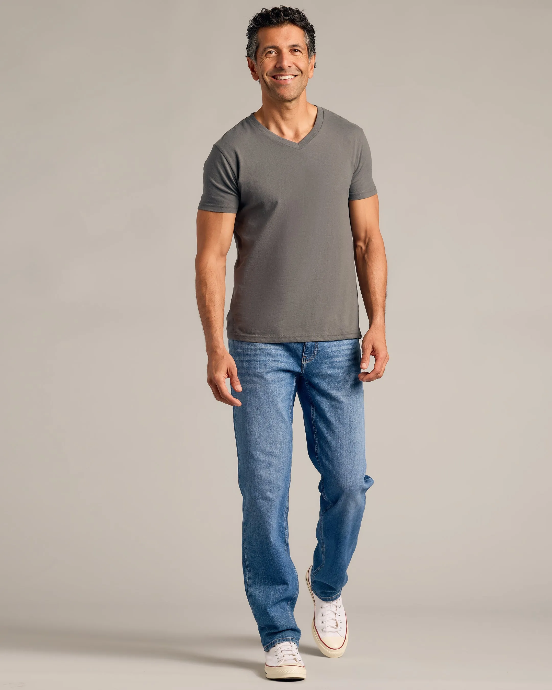 Carbon V-Neck Tee