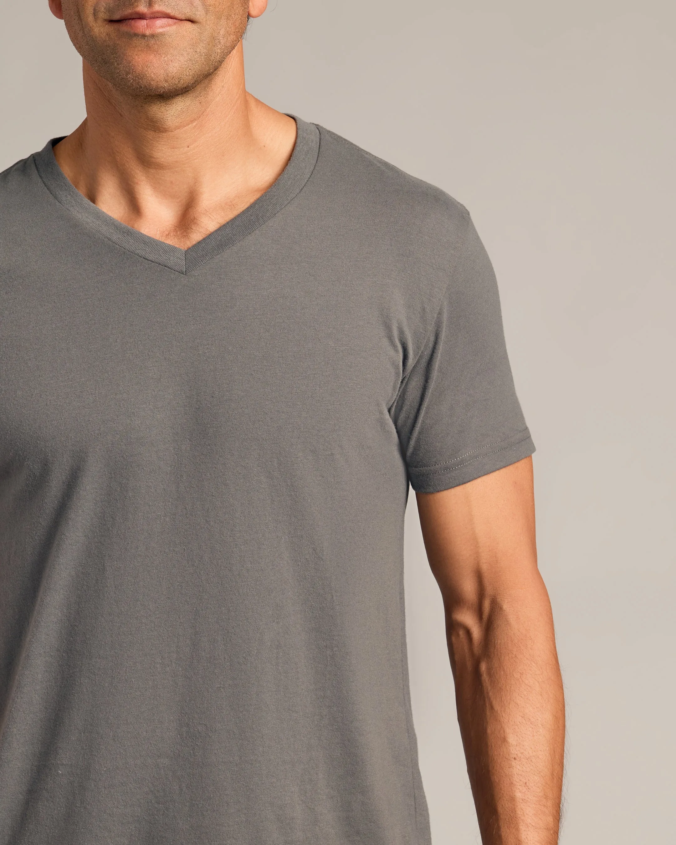 Carbon V-Neck Tee