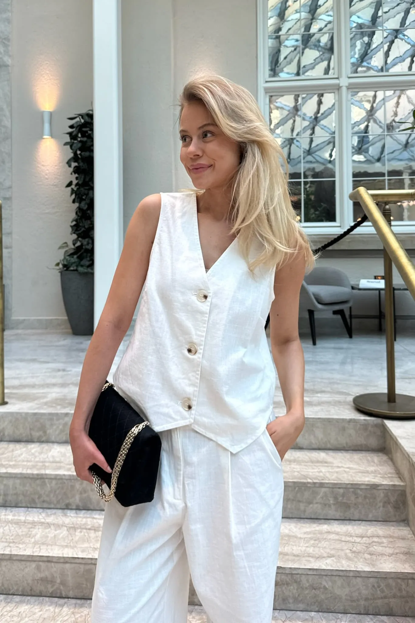 CelinaIC Vest - Hvid