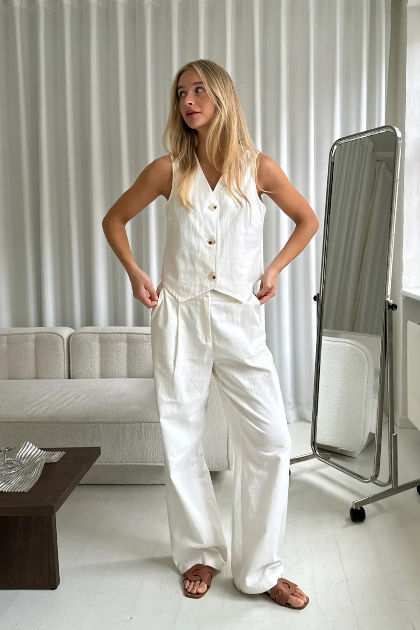 CelinaIC Vest - Hvid