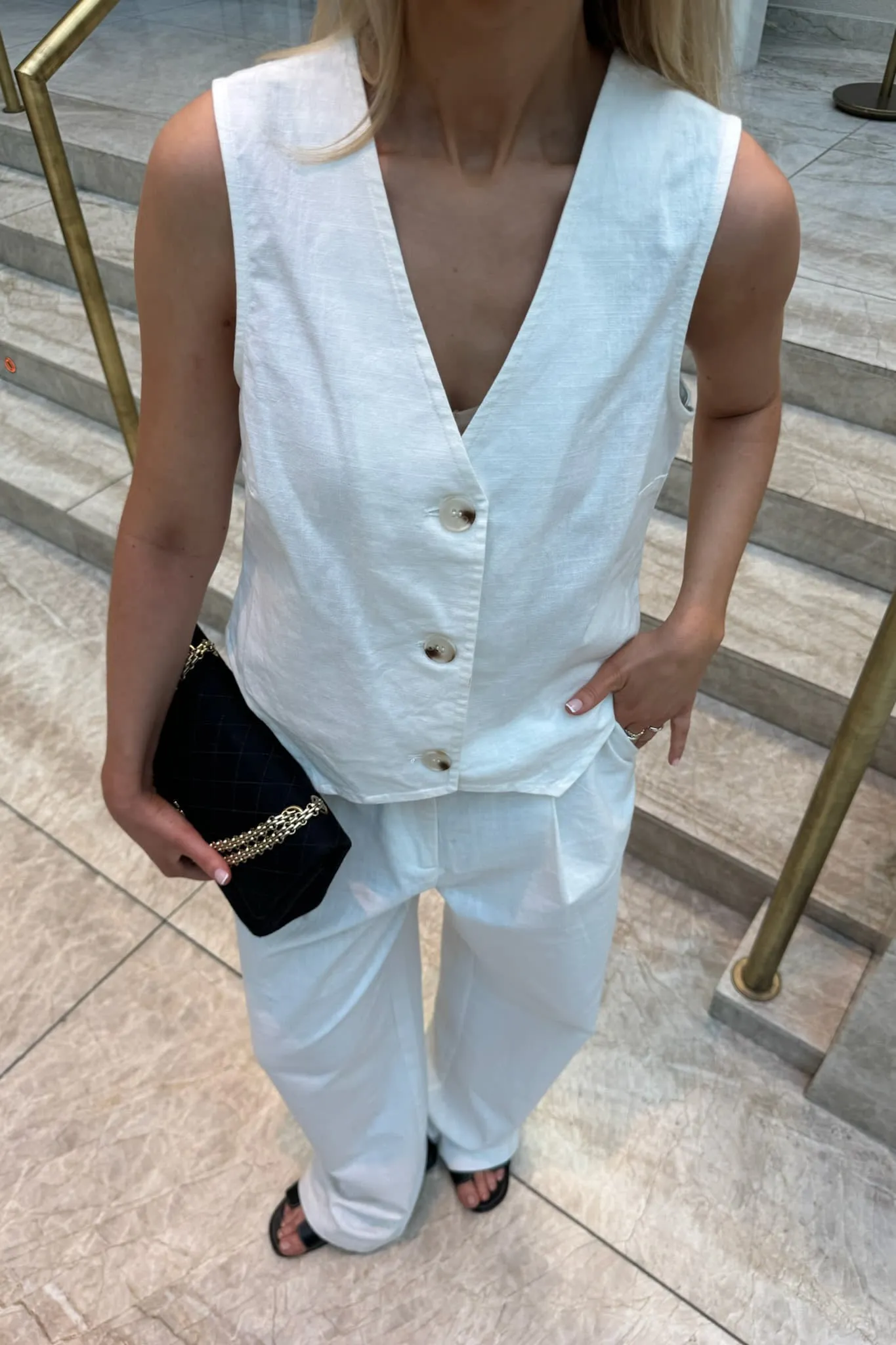 CelinaIC Vest - Hvid