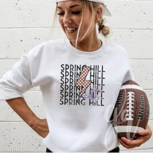 Checkered Bolt Colts (Tees Sweatshirts)