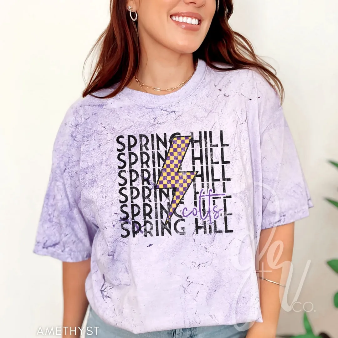 Checkered Bolt Colts (Tees Sweatshirts)