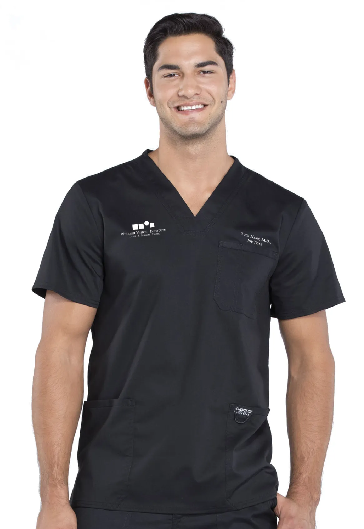 Cherokee - Men's Revolution Scrubs V-Neck Top