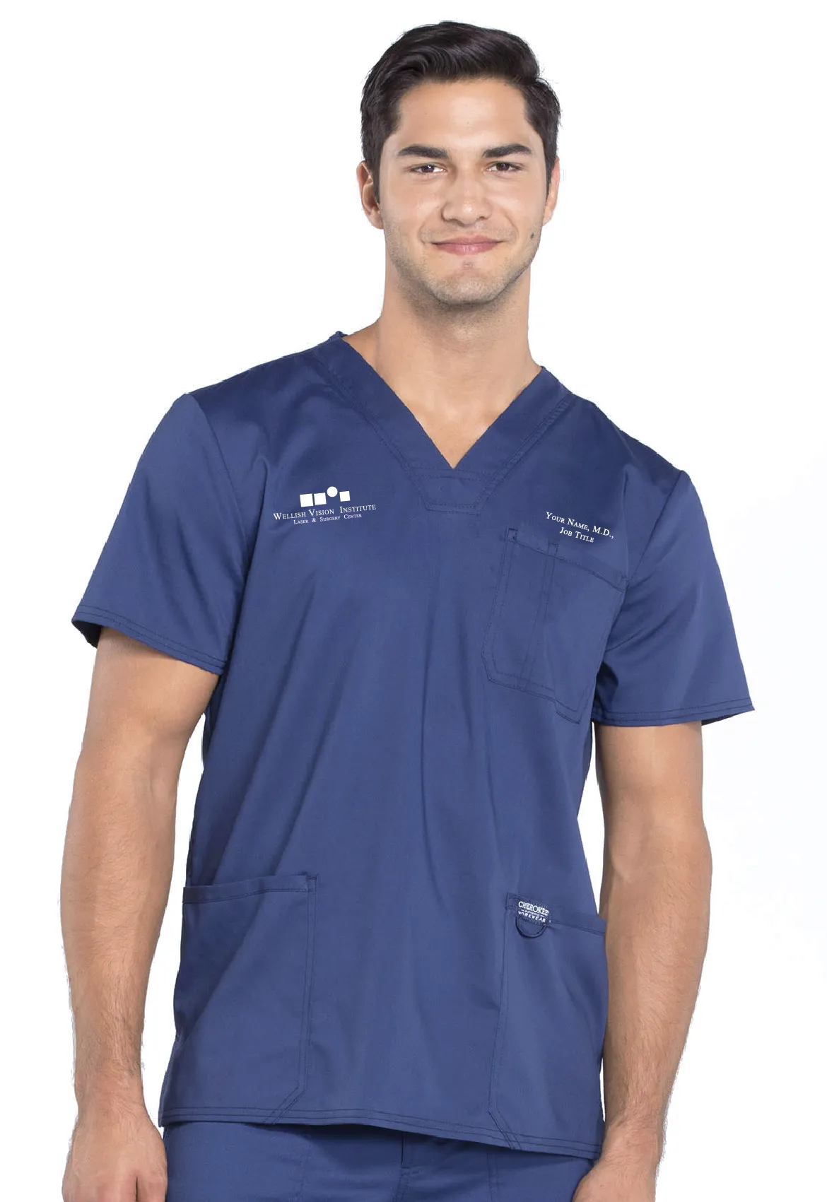 Cherokee - Men's Revolution Scrubs V-Neck Top
