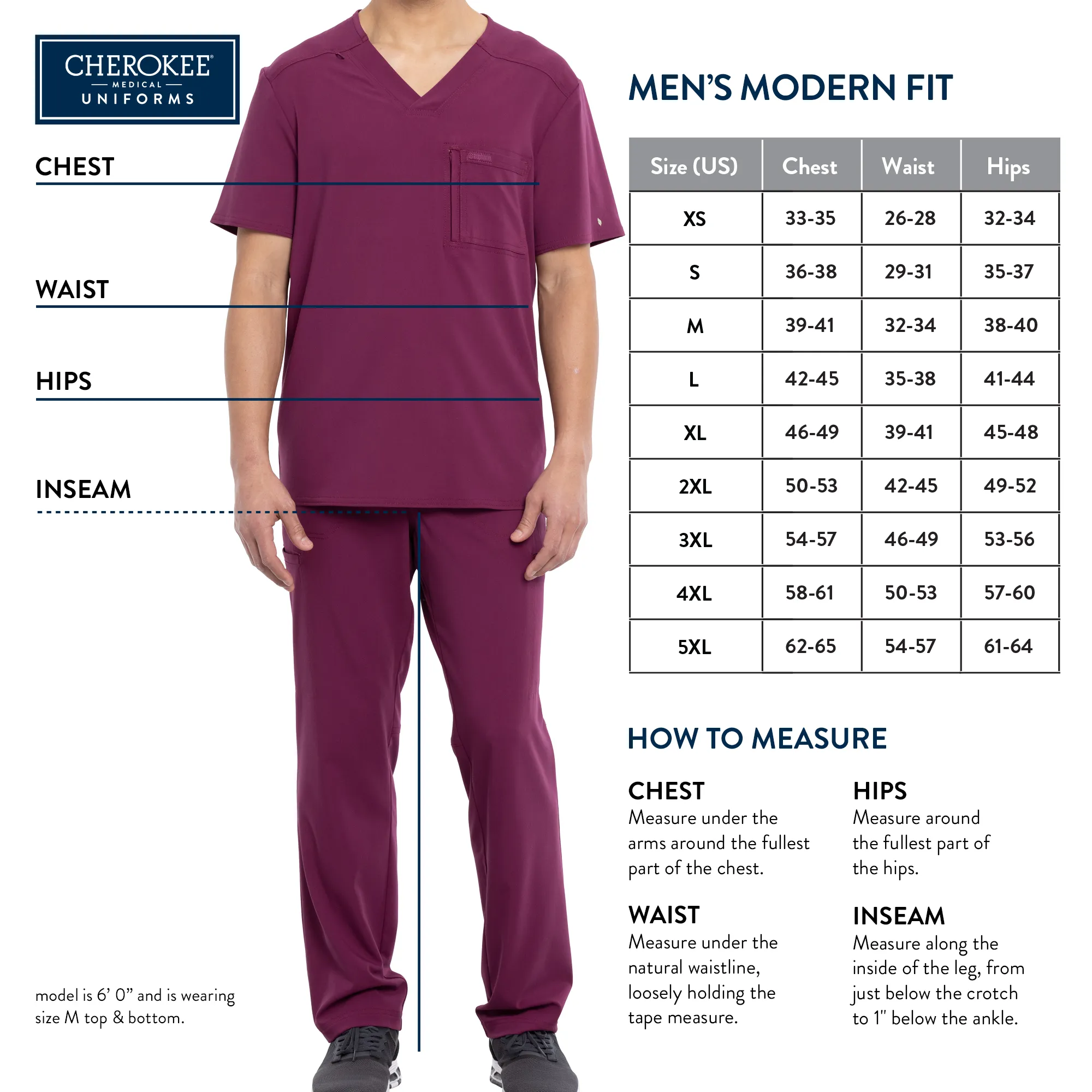 Cherokee - Men's Revolution Scrubs V-Neck Top