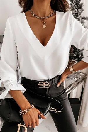 Chicindress Lace long sleeve V-neck Tops
