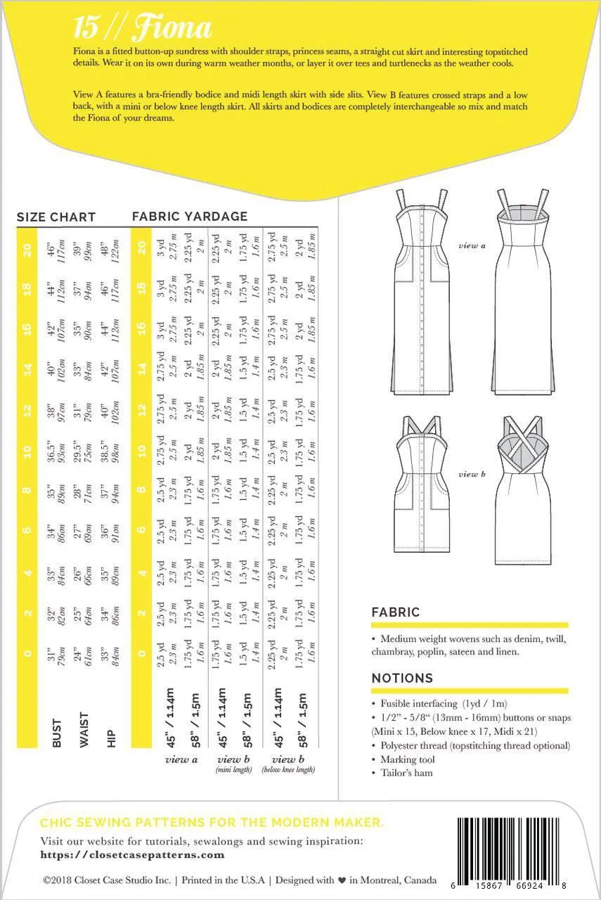 Closet Core - Fiona Sundress