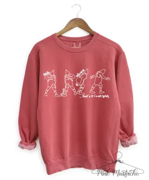 Comfort Colors That's It, I'm Not Going Funny Christmas Sweatshirt - Adult Sizes