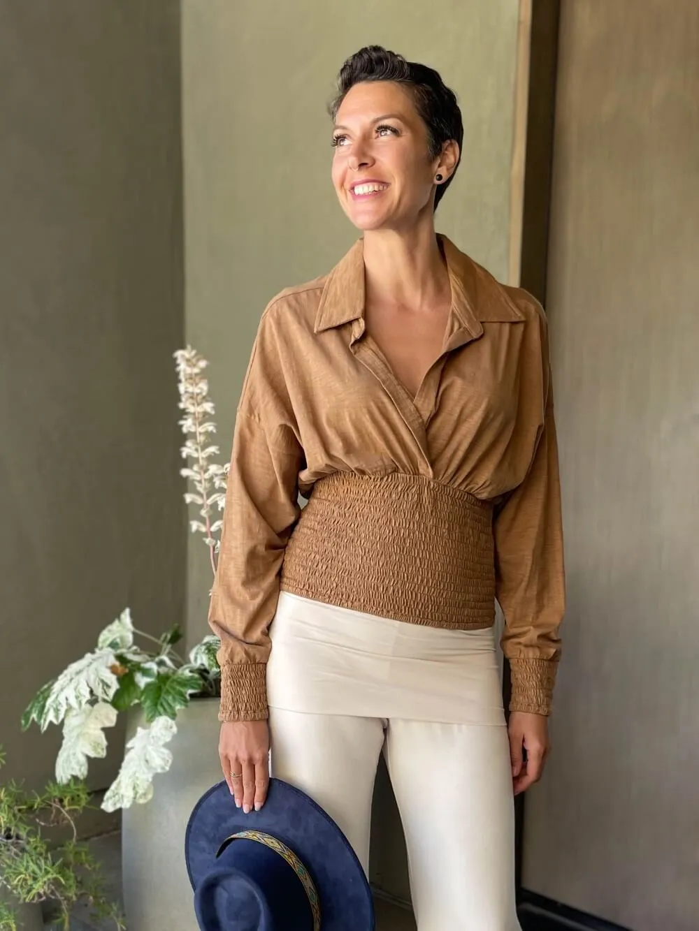 CU V Neck Blouse
